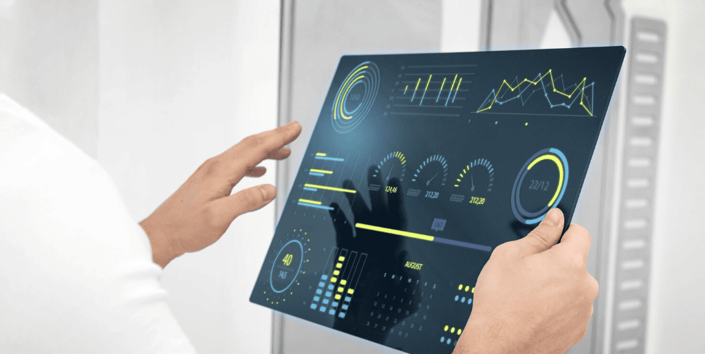 humanfalcon dashboard illustration dark